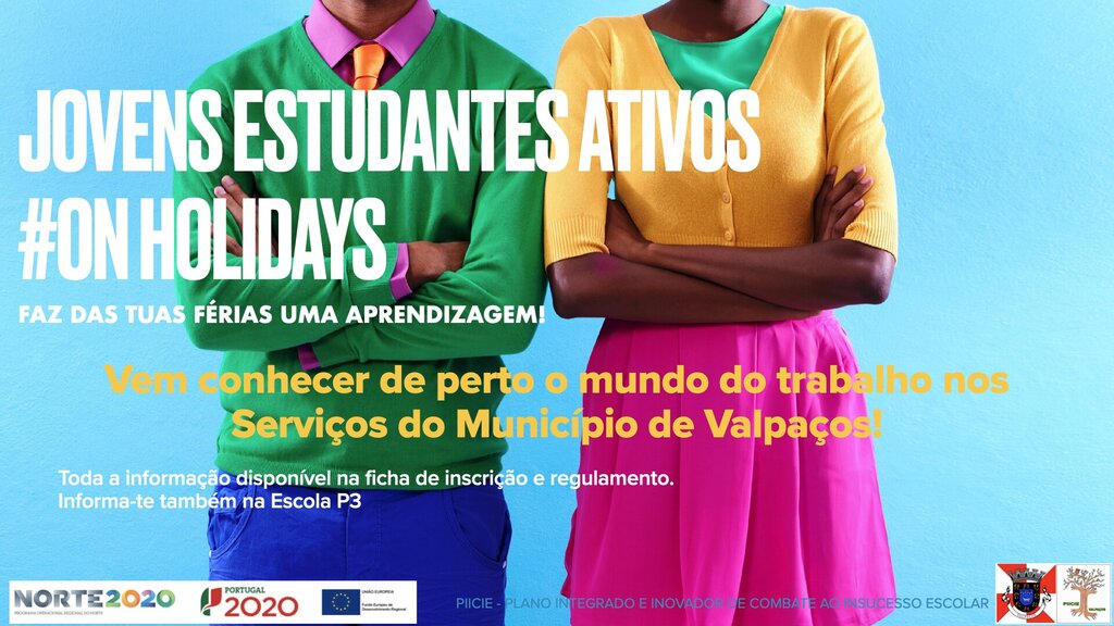 cartaz jovens ativos