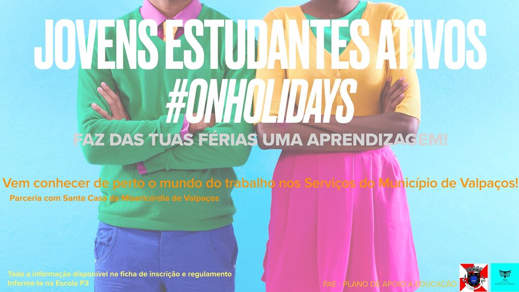 cartaz jovens ativos